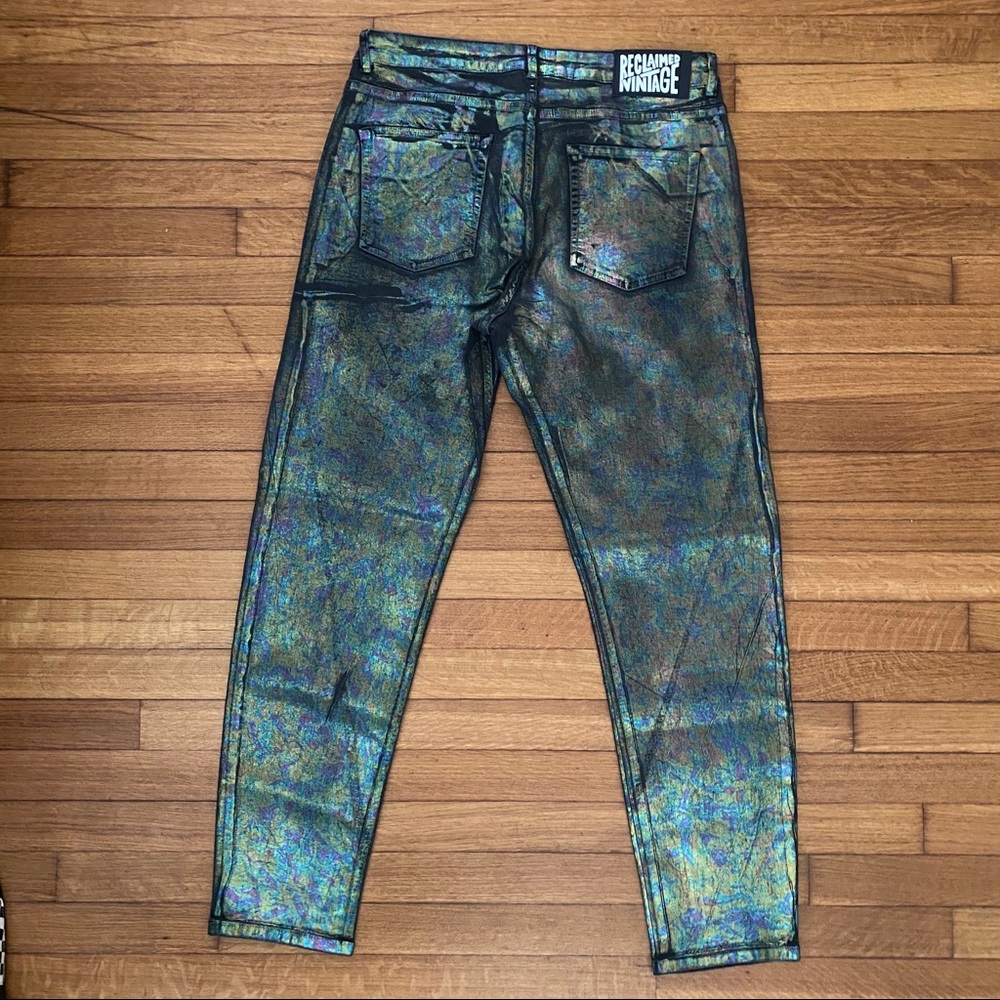 RECLAIMED VINTAGE Coated Jeans - Picture 3 of 4